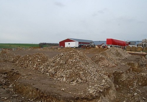 Výstavba skladové haly