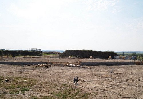 Výstavba skladové haly