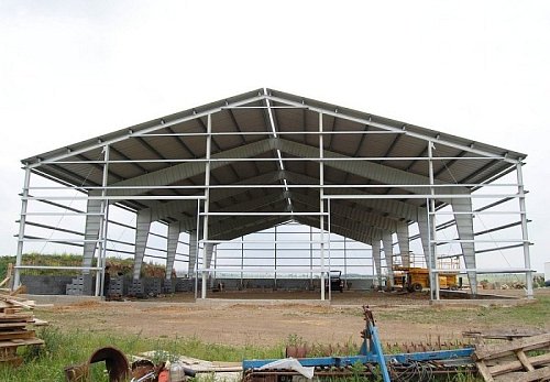 Výstavba skladové haly
