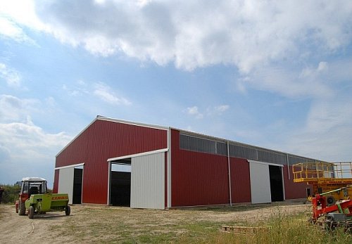 Výstavba skladové haly