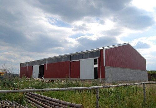 Výstavba skladové haly