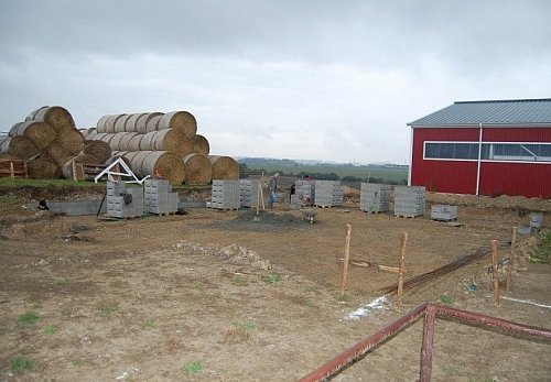 Výstavba venkovních boxů